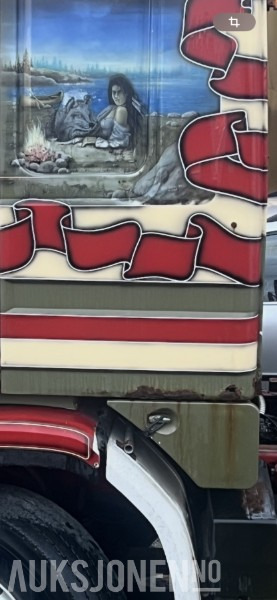 Abrollkipper 1993 Scania R-serie 143 450 Topliner med krokløft EU OK 11.2026