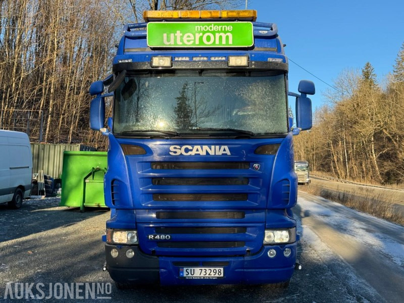 Abrollkipper 2009 Scania R480 krokbil / 4-akslet / Nylig EU-godkjent