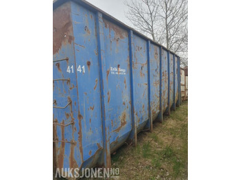 Abrollkipper  41 kubikk krok container