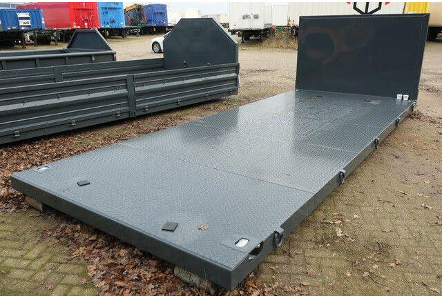 Abrollkipper ALGA Plattform, Prische, Zurrösen, Stirnwand