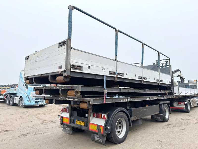 Abrollkipper DAF CF400 17 Meter Palfinger Crane + Trailer