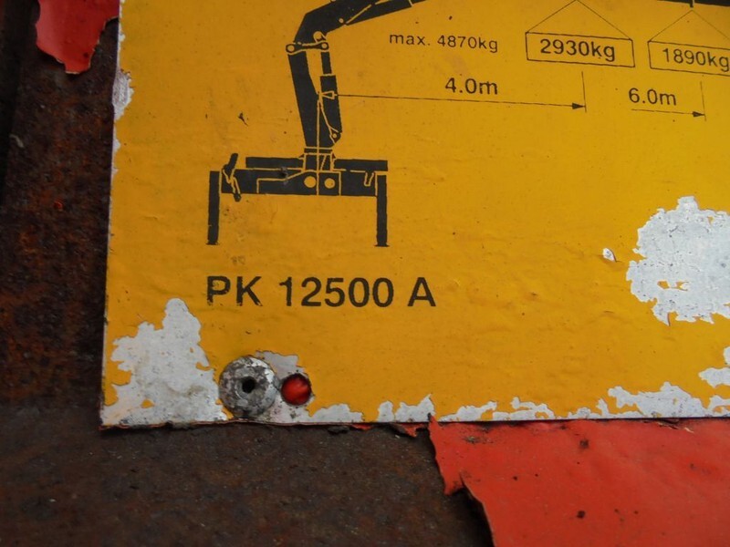 Abrollkipper DAF XF 95.530 + hooksystem + crane palfinger 12.5 t/m+ seperated box incl