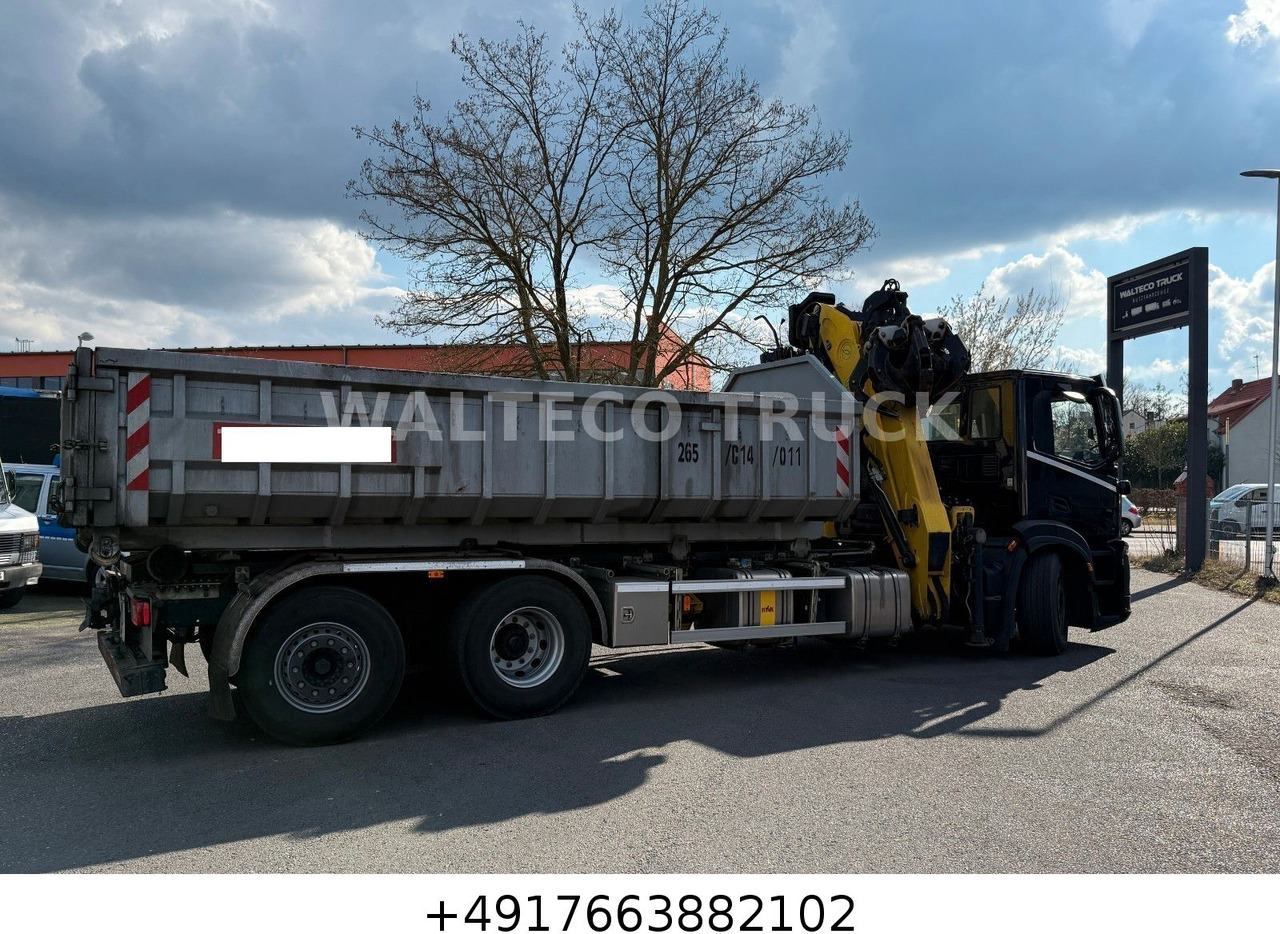 Abrollkipper Iveco X Way 460/Abroll HYVA/KRAN TAYFUN/LENKACHSE