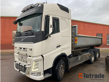 Abrollkipper  Lastväxlare med flak Volvo FH460 6x2