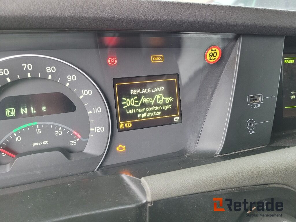 Abrollkipper Lastväxlare med flak Volvo FH460 6x2