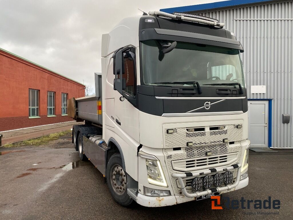 Abrollkipper Lastväxlare med flak Volvo FH460 6x2