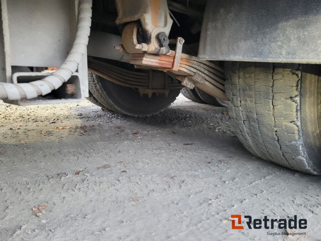 Abrollkipper Lastväxlare plogutrustad med underbett Volvo FM 12 , Full parabel