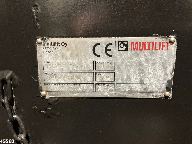 Abrollkipper MAN TGA 26.360 Hiab 16 Tonmeter laadkraan