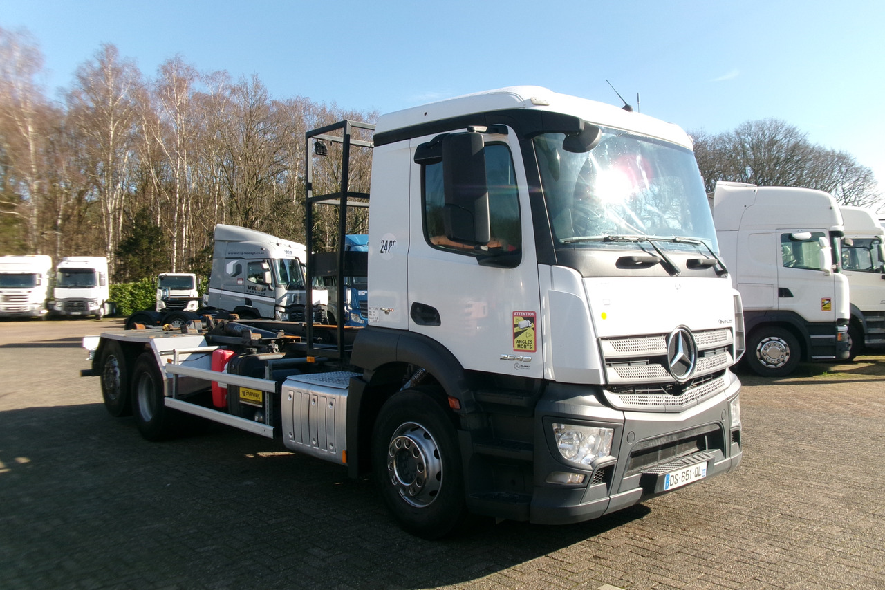 Abrollkipper Mercedes Antos 2543 6x2 Euro 6 Marrel container hook 18t