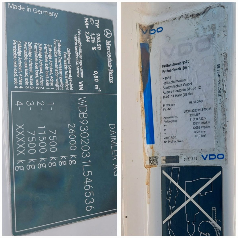 Abrollkipper Mercedes-Benz Actros 6-Zyl. 2546 ABROLLKIPPER MEILER