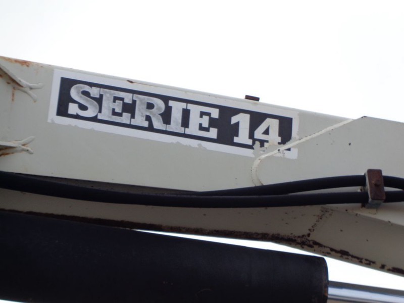 Abrollkipper Mercedes-Benz SK 2433 + Semi-Auto + PTO + Serie 14 Crane + 3 pedals