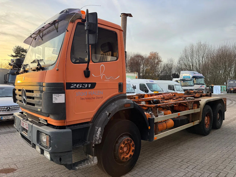 Abrollkipper Mercedes-Benz SK 2631 **MANUAL GEARBOX-V6-BELGIAN TRUCK**
