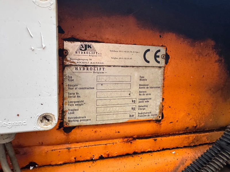 Abrollkipper Mercedes-Benz SK 2631 **MANUAL GEARBOX-V6-BELGIAN TRUCK**