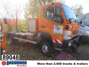 Abrollkipper Mitsubishi Canter Fuso 6C18 4x4, Winterdienstausstattung,