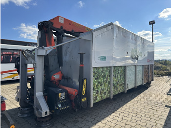 Abrollkipper Palfinger Glas Kran Mulde   PK 16502