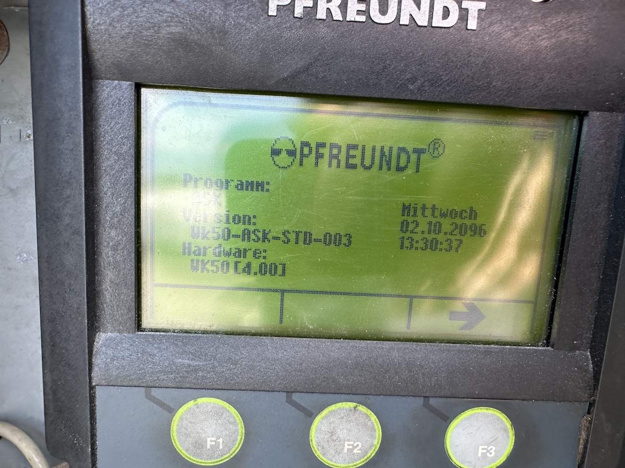 Abrollkipper Palfinger Glas Kran Mulde PK 16502