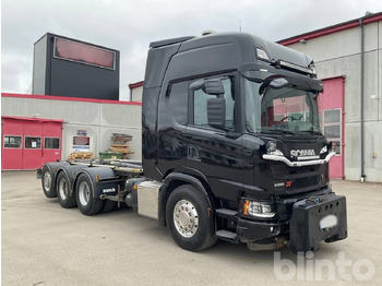 Abrollkipper  SCANIA Nextgen XT 540 plogbil 8x4