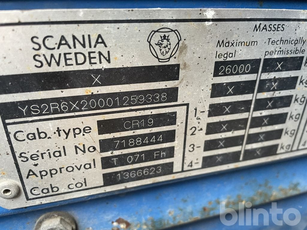 Abrollkipper SCANIA R164L480 Jubuleum