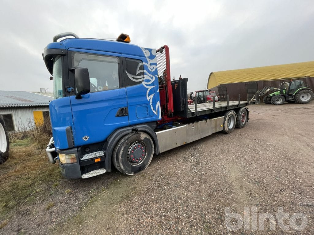 Abrollkipper SCANIA R164L480 Jubuleum