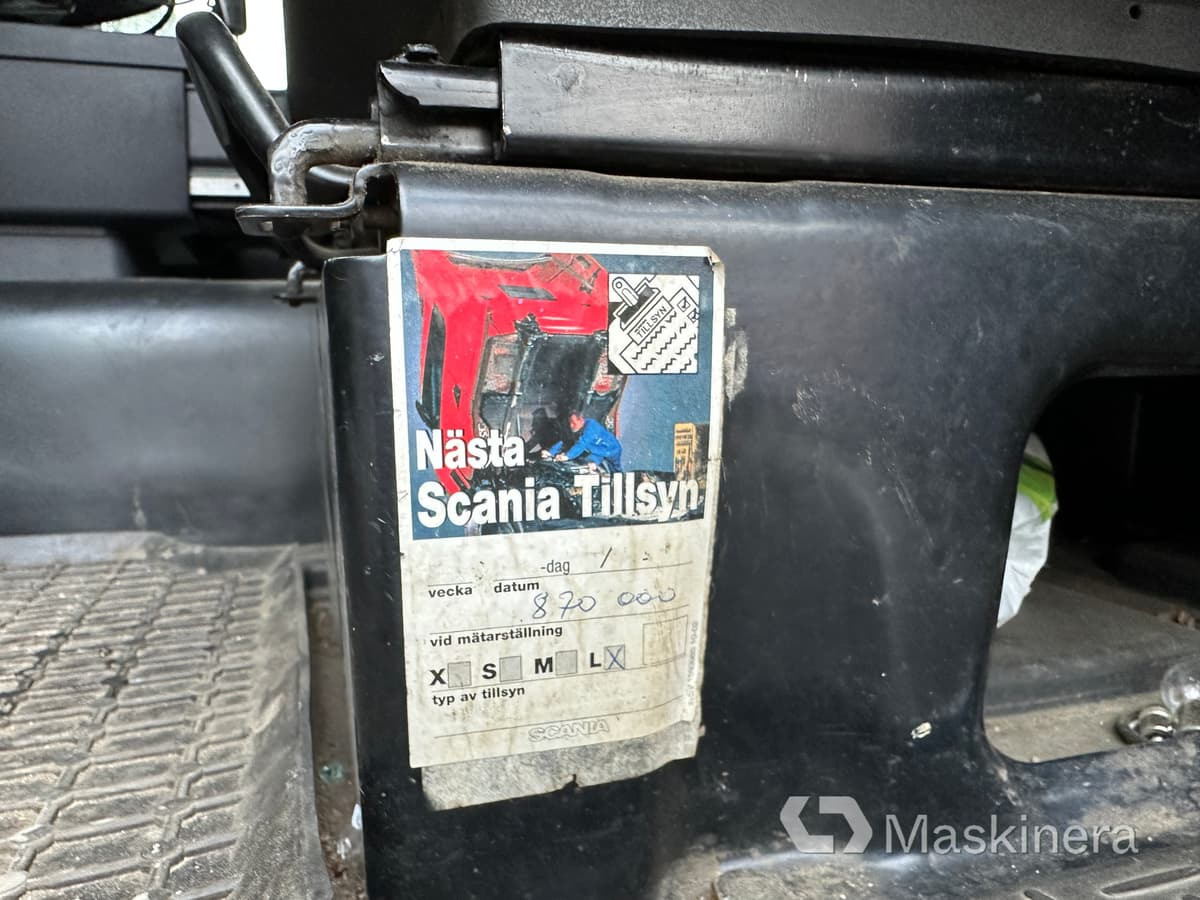 Abrollkipper SCANIA R500LB6X4HHA Lastväxlare Scania R500 med FTG V10CX kran