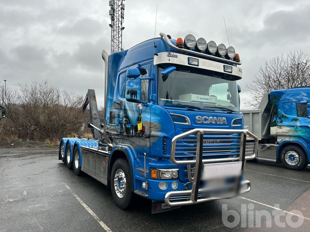Abrollkipper SCANIA R560LB 8X4*4 med JOAB 24T krok
