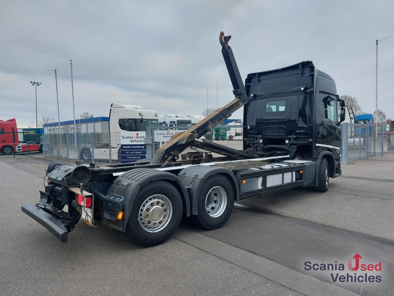 Abrollkipper SCANIA R 450 B6x2*4NA Abroller HIAB OPT 20S59