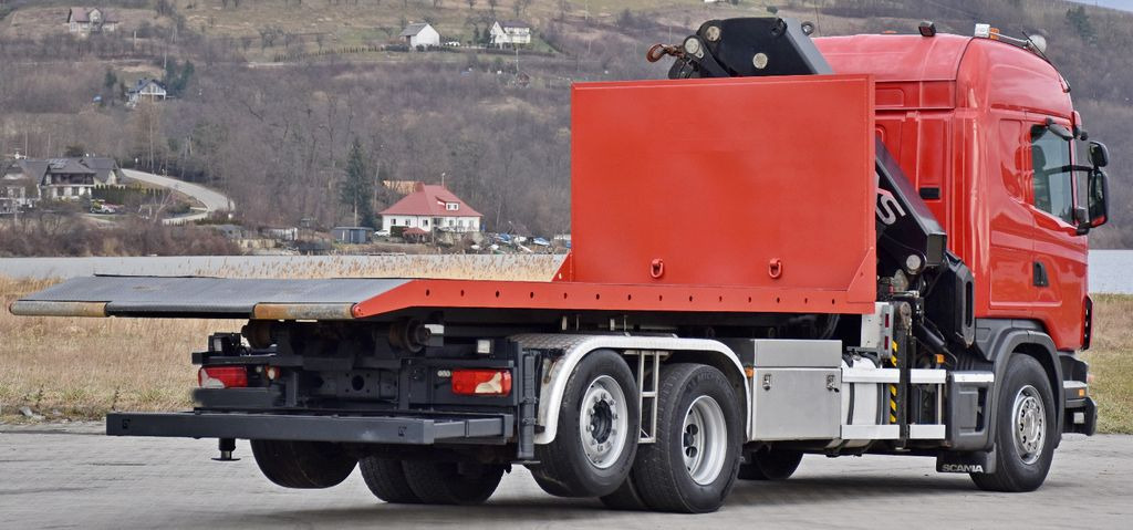 Abrollkipper Scania G 400 * Abschleppwagen 6,40m* KRAN + FUNK * TOP