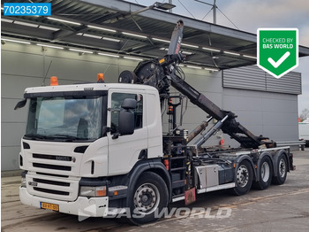 Abrollkipper Scania P360 8X2 NL-Truck Hiab 211 E -3 HIPRO Kran 3-Pedals Euro 5
