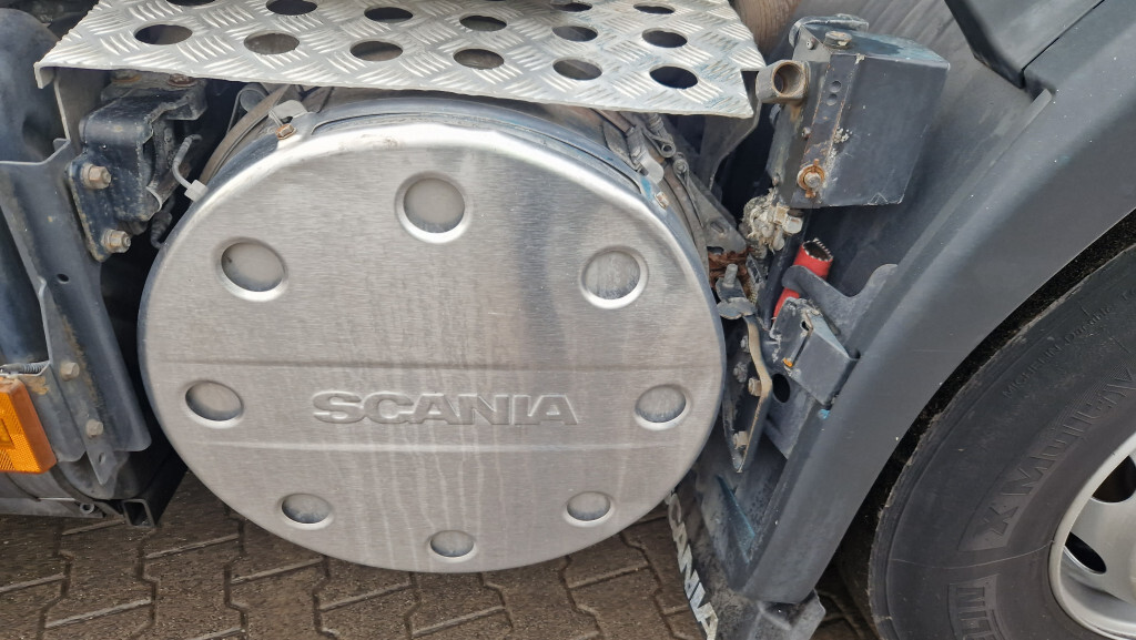 Abrollkipper Scania P380 VDL Haken  Lenk-Liftachse