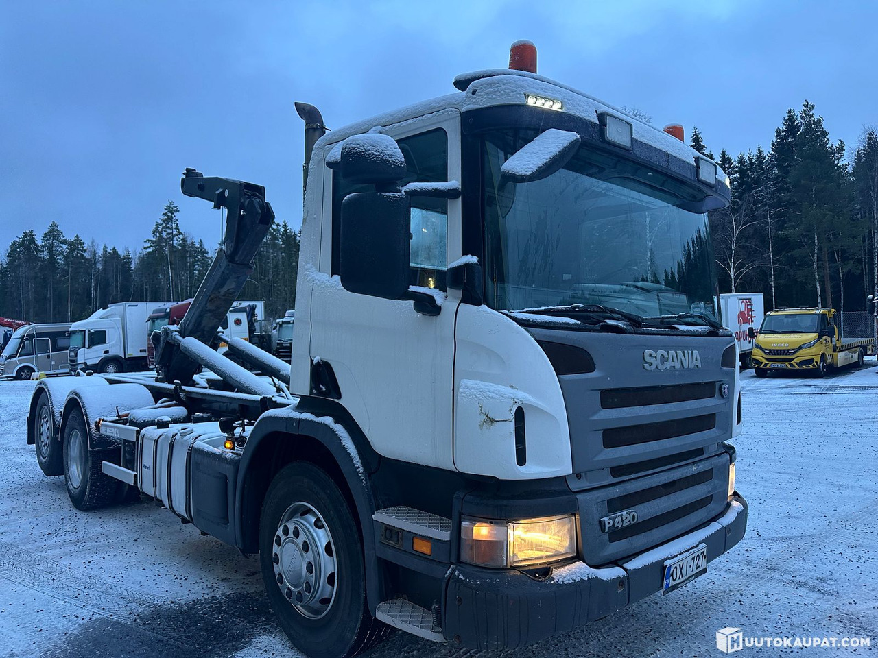 Abrollkipper Scania P420, 2006, 1,180,000 km, Pirkkala
