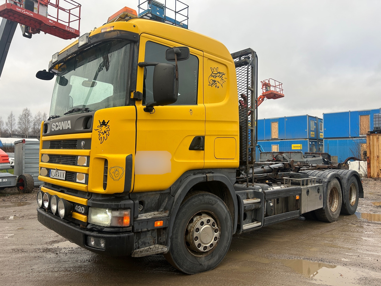 Abrollkipper Scania R124GB6X2