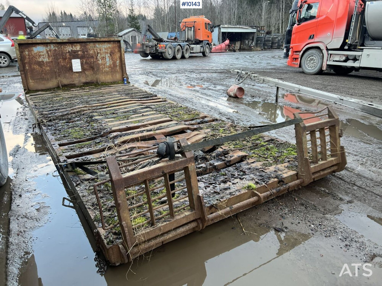 Abrollkipper Scania R164 Tridem Truck Swap body (VIDEO)