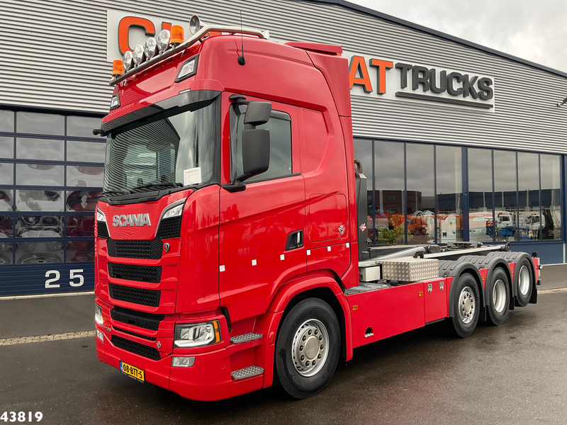 Abrollkipper Scania S770 V8 8x2 Euro 6 VDL 25 Ton haakarmsysteem Just 11.115 km!