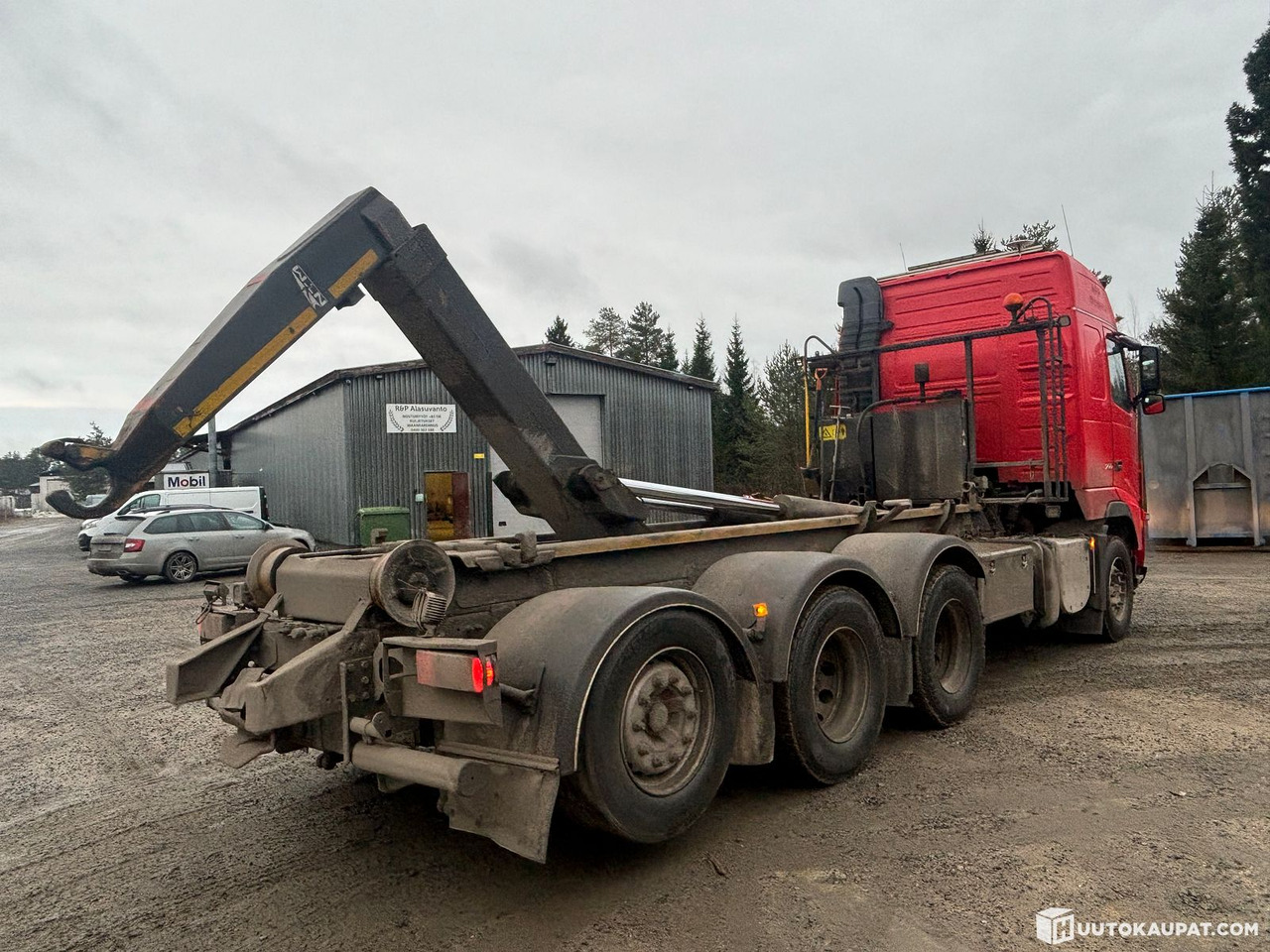 Abrollkipper Volvo FH16 hooklift truck. 2010, Kalajoki