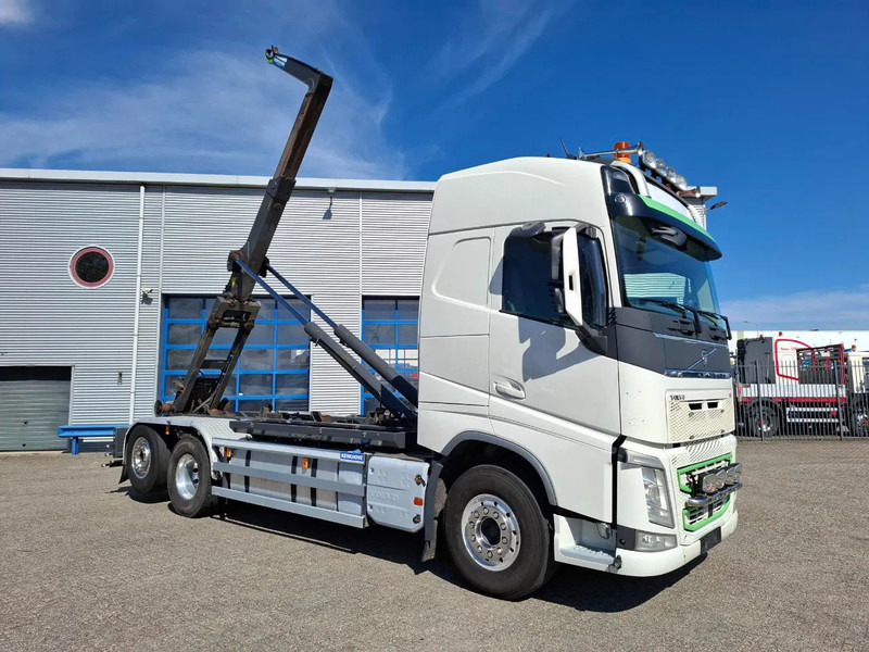 Abrollkipper Volvo FH4-500 / VEB+ / HOOK 22 TON / LIFT+LENKACHSE / TUV:02-02-2026 / FULL-AIR / LWDS / NAVI / ALCOA / AUTOMATIC / EURO-6 / 2017