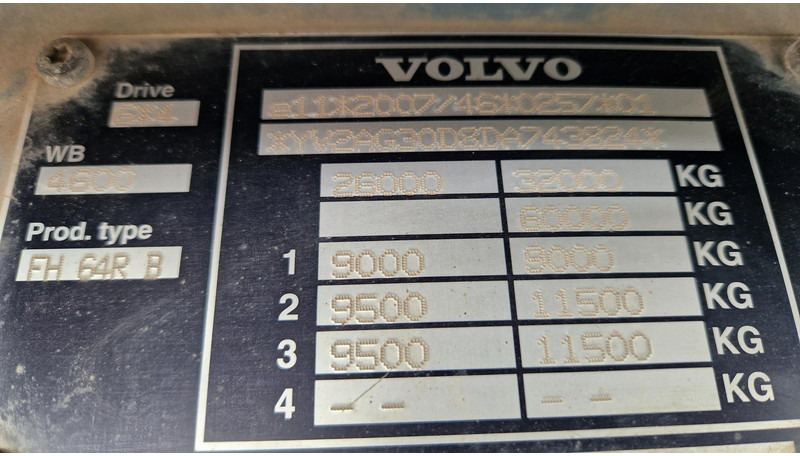 Abrollkipper Volvo FH500 6X4