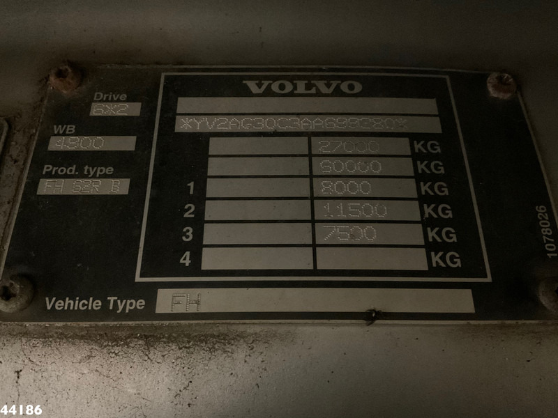 Abrollkipper Volvo FH 500 Meiller 30 Ton haakarmsysteem Manual
