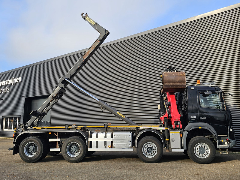 Abrollkipper Volvo FM 460 8x6 / PALFINGER EPSILON / HOOKLIFT