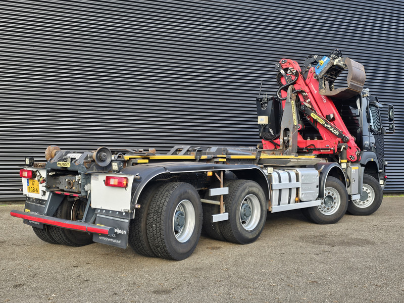 Abrollkipper Volvo FM 460 8x6 / PALFINGER EPSILON / HOOKLIFT