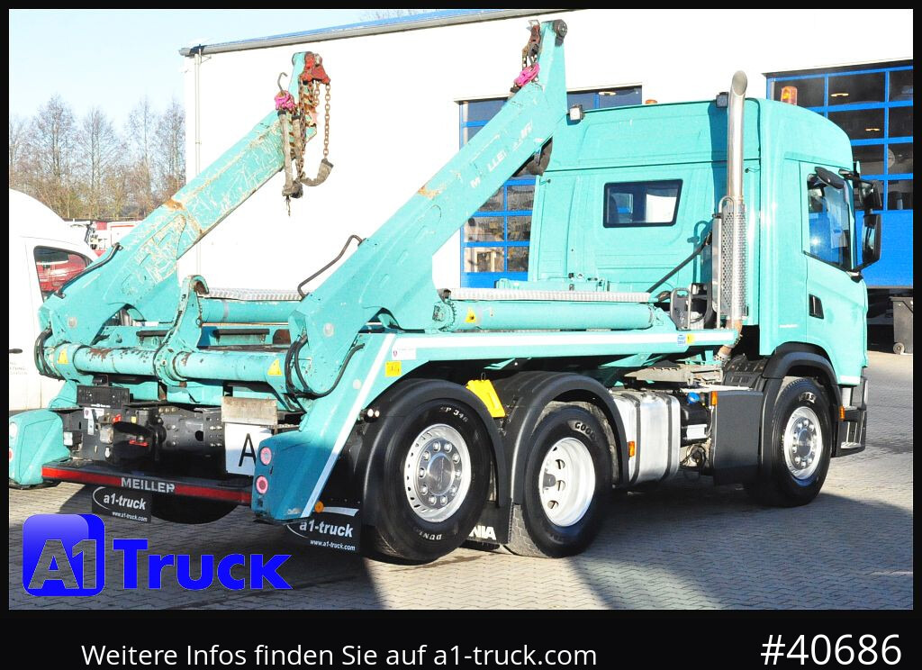 Absetzkipper SCANIA G410 Meiller AK 16 Funk Lenkachse