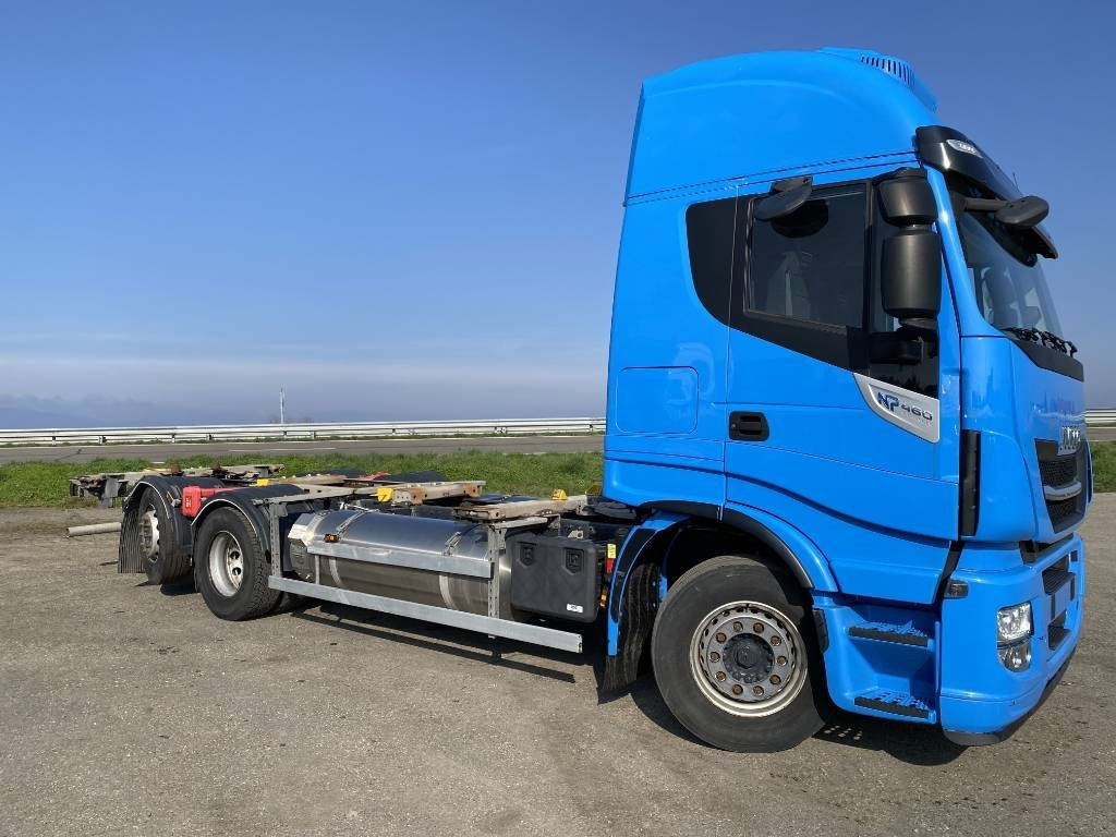 Containerwagen/ Wechselfahrgestell LKW Iveco STRALIS 460NP LNG RETARDER
