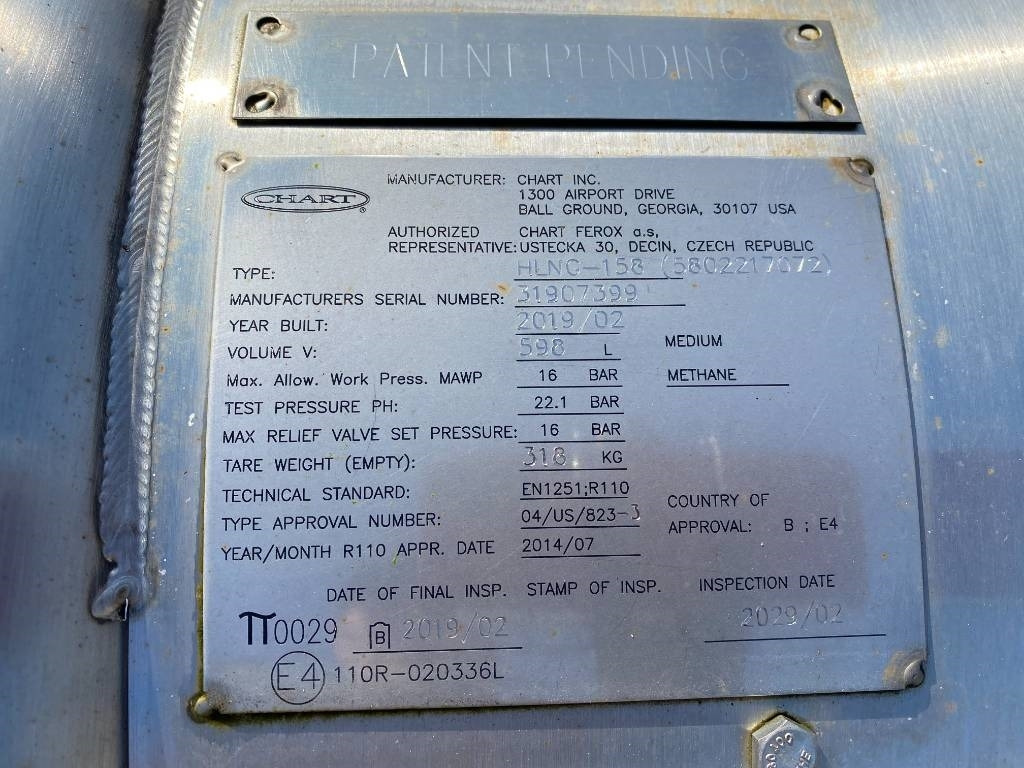 Containerwagen/ Wechselfahrgestell LKW Iveco STRALIS 460NP LNG RETARDER