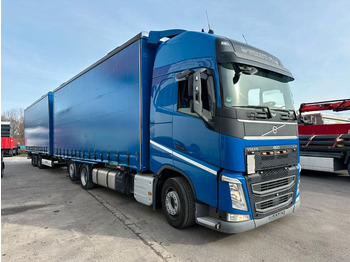 Containerwagen/ Wechselfahrgestell LKW Volvo FH460*GT XL*WB Hubdach*Stahl*Krone Tandem 