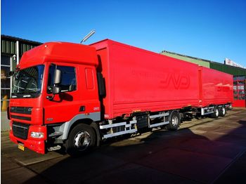 Containerwagen/ Wechselfahrgestell LKW DAF CF 85.410 SC Euro 5 + Van Hool AHW | BDF Systeem: das Bild 1