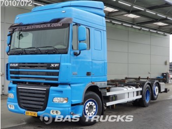 Containerwagen/ Wechselfahrgestell LKW DAF XF105.410 6X2 NL-Truck Liftachse Euro 5: das Bild 1