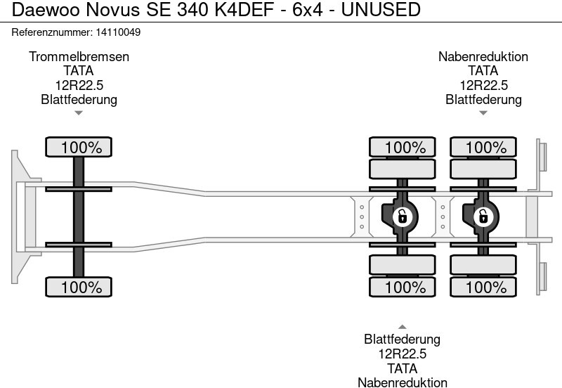 Kipper Daewoo Novus SE 340 K4DEF - 6x4 - UNUSED: das Bild 9