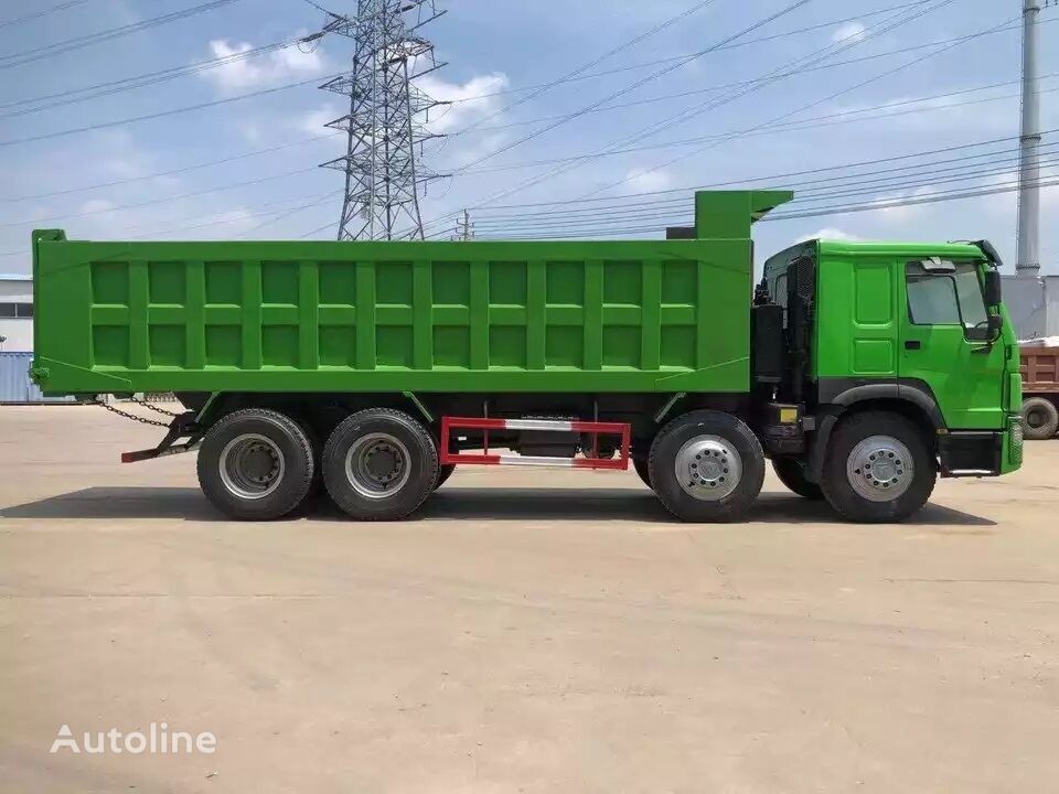 Kipper HOWO 8x4 drive 12 wheeled tipper truck green color sinotruk dumper: das Bild 4