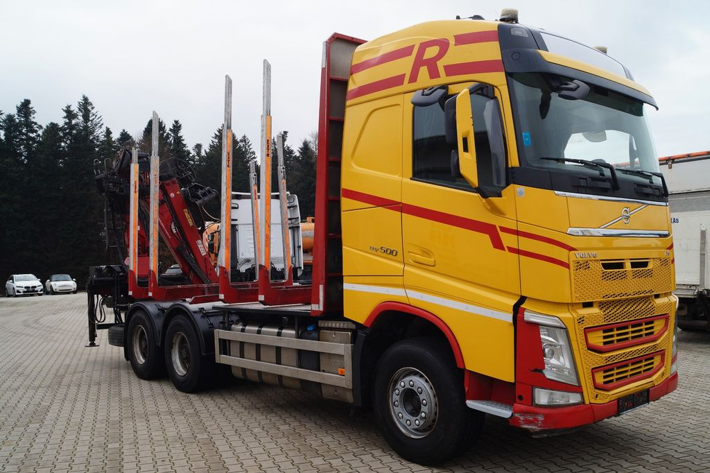 Holztransporter Volvo FH 500 Holztrans. mit Penz 12Z9 Holzkran Volvo FH 500 Holztrans. mit Penz 12Z9 Holzkran