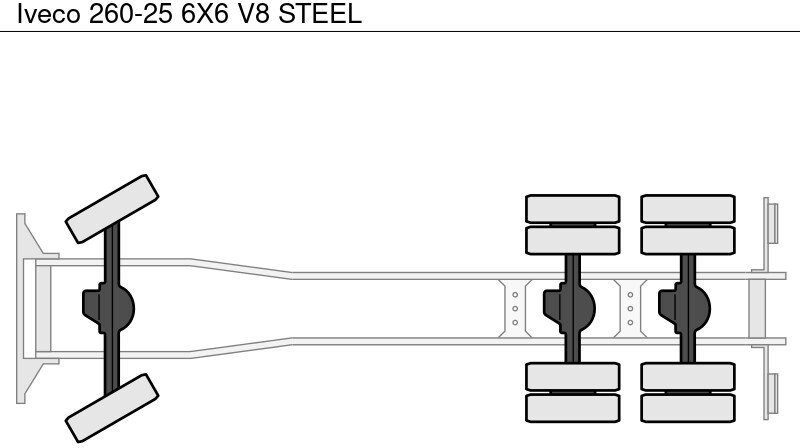 Fahrgestell LKW Iveco 260-25 6X6 V8 STEEL: das Bild 12