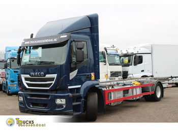 Containerwagen/ Wechselfahrgestell LKW Iveco Stralis 310 + EURO 6 + BE apk 04-2024: das Bild 1